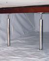 a crawl space repaired with crawl space jack posts and a crawl space liner for a home in Great Neck